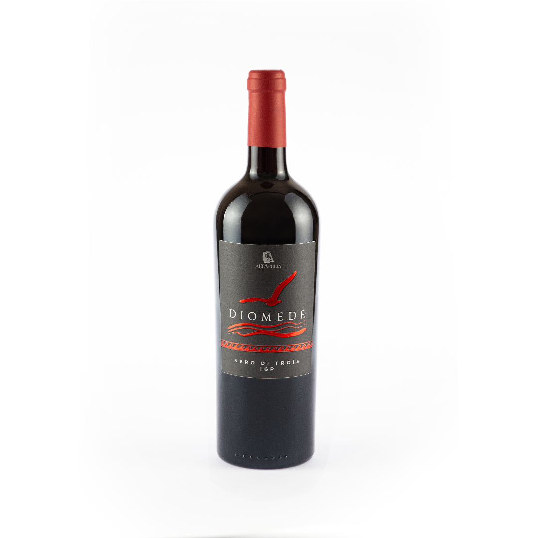 Vino rosso nero di troia diomede