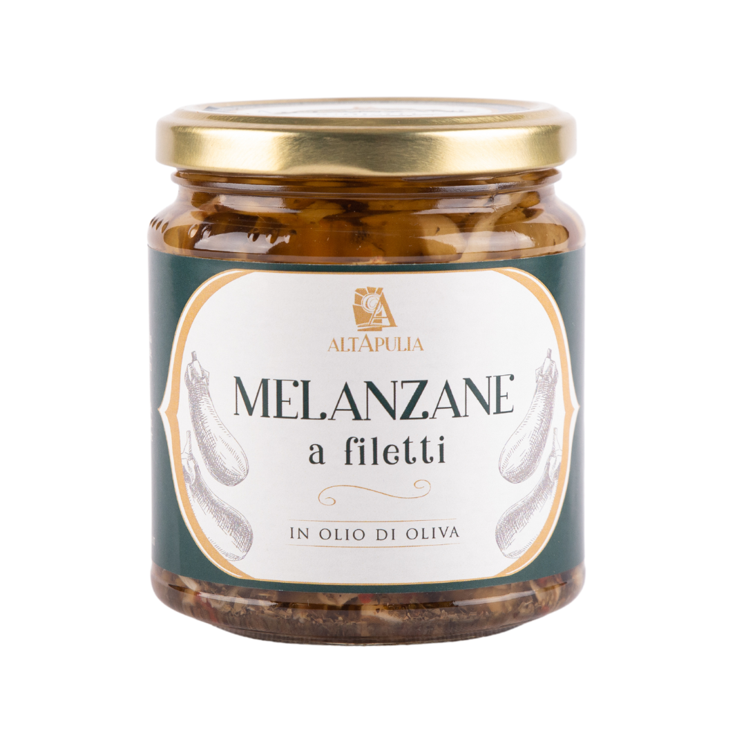 melanzane a filetti in olio evo