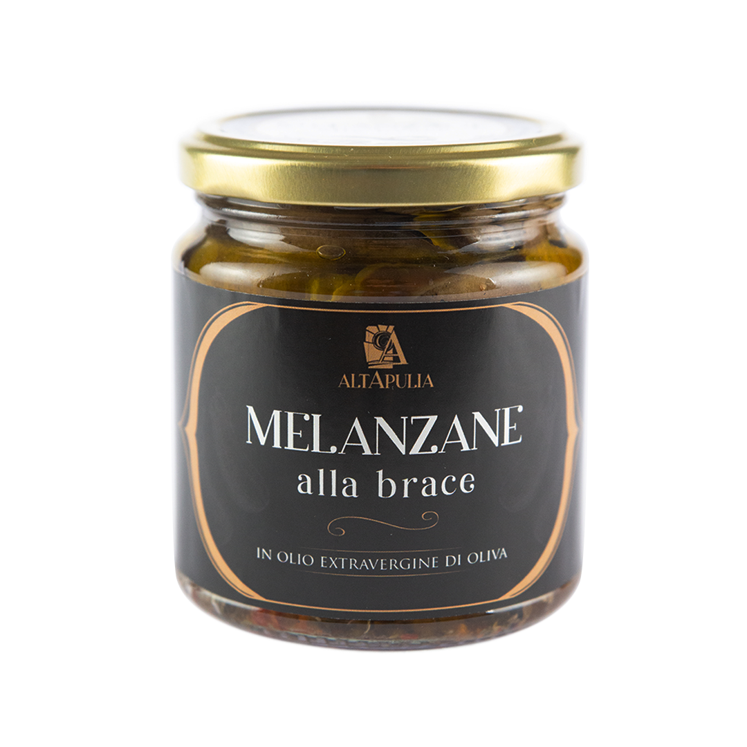 melanzane alla brace in olio evo